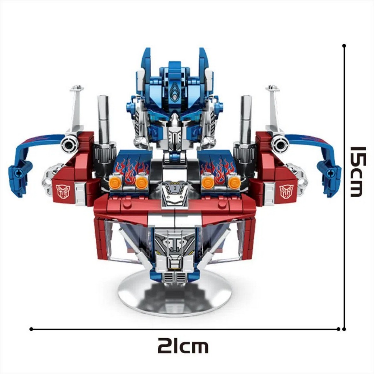 Optimus Prime Transformers Armables Armatodo Construcción 425 PCS